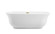 Coralie Soaking Bathtub in Glossy White (173|BT10267GWBGD)
