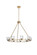 Cadence Nine Light Chandelier in Satin Gold and Clear (173|5100D36SG)