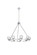 Cadence Nine Light Chandelier in Chrome and Clear (173|5100D36C)