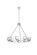 Cadence Nine Light Chandelier in Chrome and Clear (173|5100D32C)