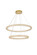 Bowen LED Chandelier in Satin Gold (173|3800G42SG)