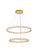Bowen LED Chandelier in Satin Gold (173|3800G36SG)