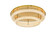 Bowen LED Flush Mount in Satin Gold (173|3800F33L2SG)
