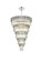 Willow 39 Light Chandelier in Chrome and Clear (173|3400GR48C)