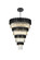 Willow 27 Light Chandelier in Black and Clear (173|3400GR40BK)