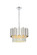 Willow Four Light Chandelier in Chrome and Clear (173|3400D16C)