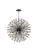 Vera 34 Light Pendant in black (173|2550D50BK)