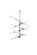 Ari 12 Light Pendant in Chrome and Clear (173|2085L6C)