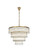 Harlow 28 Light Chandelier in Satin Gold and Clear (173|1070G40SG)