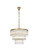 Harlow 18 Light Chandelier in Satin Gold and Clear (173|1070G32SG)