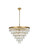 Josephine 13 Light Chandelier in Satin Gold (173|1060D27SG)