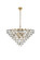 Adaline 15 Light Chandelier in Satin Gold and Clear (173|1050D32SG)