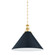 Painted No. 2 One Light Pendant in Aged Brass (70|MDS352LAGBDBL)