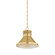 Highclere One Light Pendant in Aged Brass (70|MDS2404AGB)