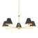Burghley Five Light Chandelier in Aged Brass/Distressed Bronze (70|MDS2000AGBDB)