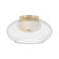 Moore LED Flush Mount in Aged Brass (70|9013AGB)