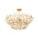 Maybrook Six Light Chandelier in Vintage Gold Leaf (70|4456VGL)