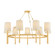 Bridgeton Nine Light Chandelier in Aged Brass (70|1779AGB)