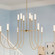 Moraine LED Chandelier in Champagne Bronze (12|52758CPZLED)