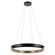 Larousse LED Chandelier in Black (12|52747BKLED)