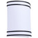 Glamour LED Wall Sconce in Black (72|621985)