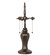 Tulip Vase Three Light Table Base in Mahogany Bronze (57|30877)