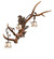 Antlers Three Light Wall Sconce in Tyler Bronze (57|285216)