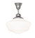 Revival Schoolhouse One Light Pendant in Nickel (57|284743)