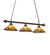 Nuevo Three Light Pendant in Mahogany Bronze (57|283588)