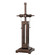 Abilene Two Light Table Base in Mahogany Bronze (57|280008)