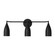 Maya Three Light Vanity in Midnight Black (1|GLV1083MBK)