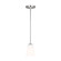 Miles One Light Mini-Pendant in Brushed Nickel (1|GLP1031BS)