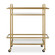 Erena Bar Cart in Brass (52|50205)