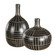 Graphite Vases Set/2 in Black (52|18271)