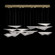 Volo LED Pendant in Soft Gold/Clear Linear (48|10011751)