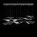 Volo LED Pendant in Silver/Smoke Linear (48|10011742)
