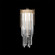 Arpeggio LED Wall Sconce in Soft Gold/Clear (48|10008351)