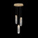 Arpeggio LED Pendant in Soft Gold/Clear (48|10008051)