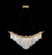Arpeggio LED Pendant in Soft Gold/Clear (48|10007651)