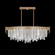 Arpeggio LED Pendant in Soft Gold/Clear (48|10007551)