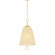 Christine One Light Pendant in Aged Brass (428|H1058701SAGB)