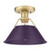 Orwell One Light Flush Mount in Brushed Champagne Brass (62|3306FMBCBEP)