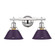 Orwell Two Light Vanity in Chrome (62|3306BA2CHEP)