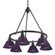 Orwell Six Light Chandelier in Matte Black (62|33066BLKEP)