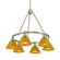 Orwell Six Light Chandelier in Aged Brass (62|33066ABAY)