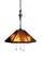 Grenway Three Light Pendant in Verdi Washed Mahogany Bronze (57|78076)