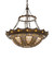 Fleur-De-Lis Four Light Pendant in Timeless Bronze And Antique Copper (57|287718)