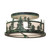 Tall Pines Two Light Flushmount in Handpainted Craftsman Verdigris (57|284141)