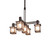 Roylance Five Light Chandelier in Mahogany Bronze (57|283291)