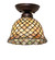 Tiffany Fishscale LED Flushmount in Mahogany Bronze (57|275508)